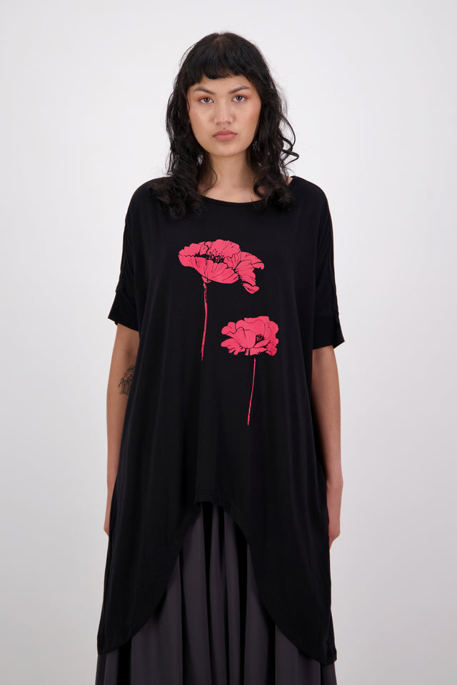 Florence Tee (Poppies)