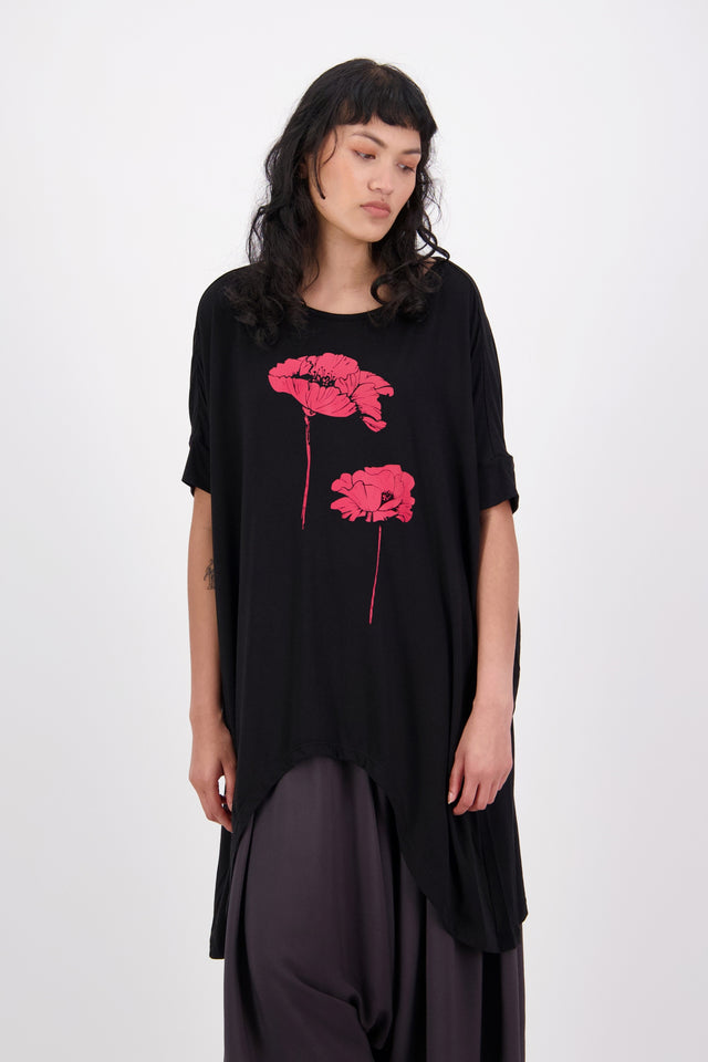 Florence Tee (Poppies)