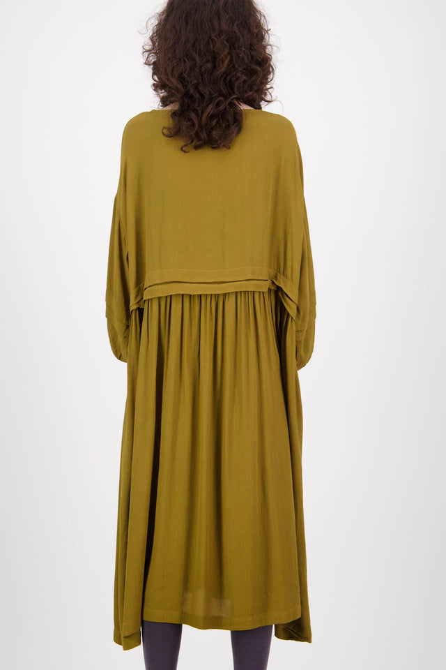 Harlequin Dress (Olive)