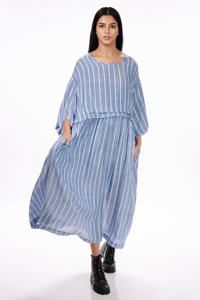 Harlequin Dress (Stripe)