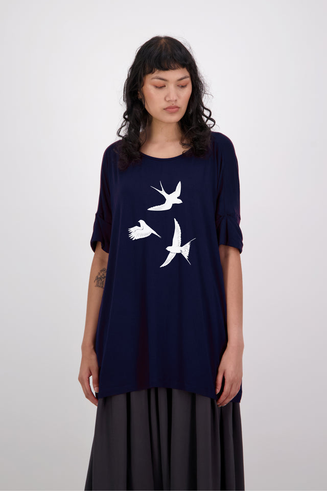 Unity Tee (Swallows) Navy