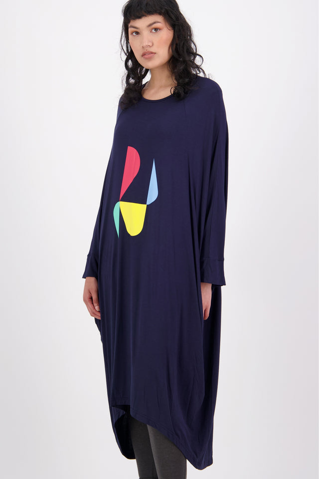 Whimsy Dress (Retro) Navy