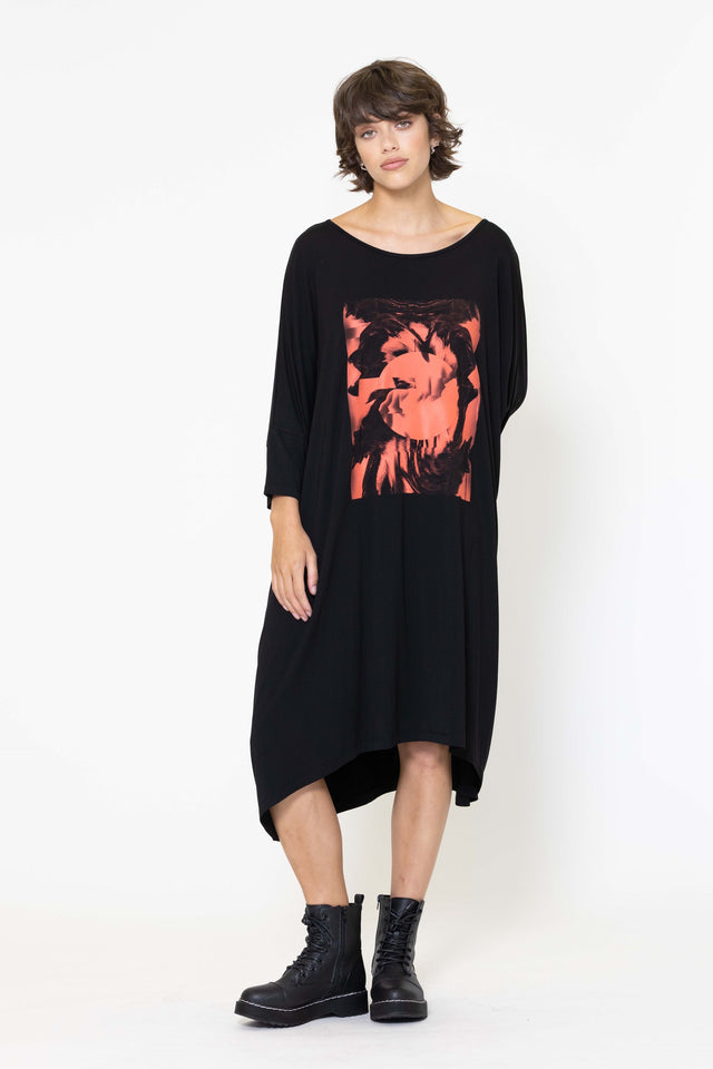 Ava Dress (Glitch Print)