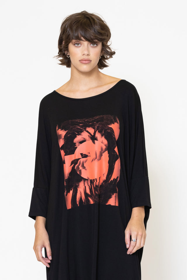 Ava Dress (Glitch Print)