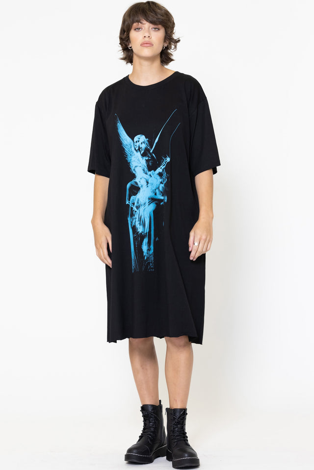 Basko Dress (Angel Blur Print)