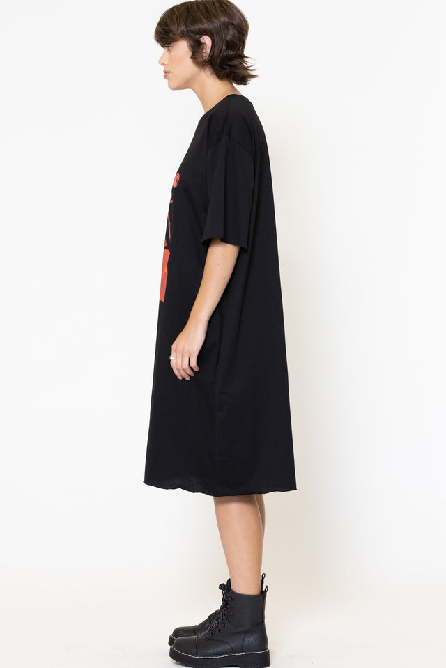 Basko Dress (Cat Print)