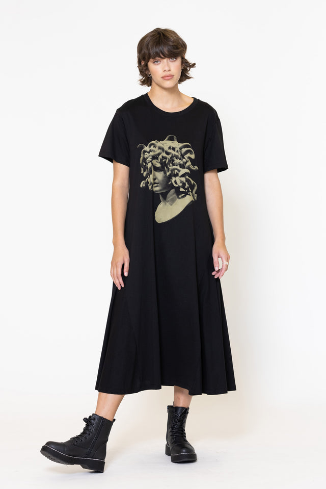 Delilah Dress (Medusa Print)