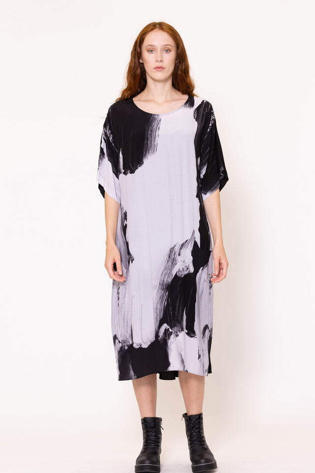 Exim Dress (Swoosh Print)