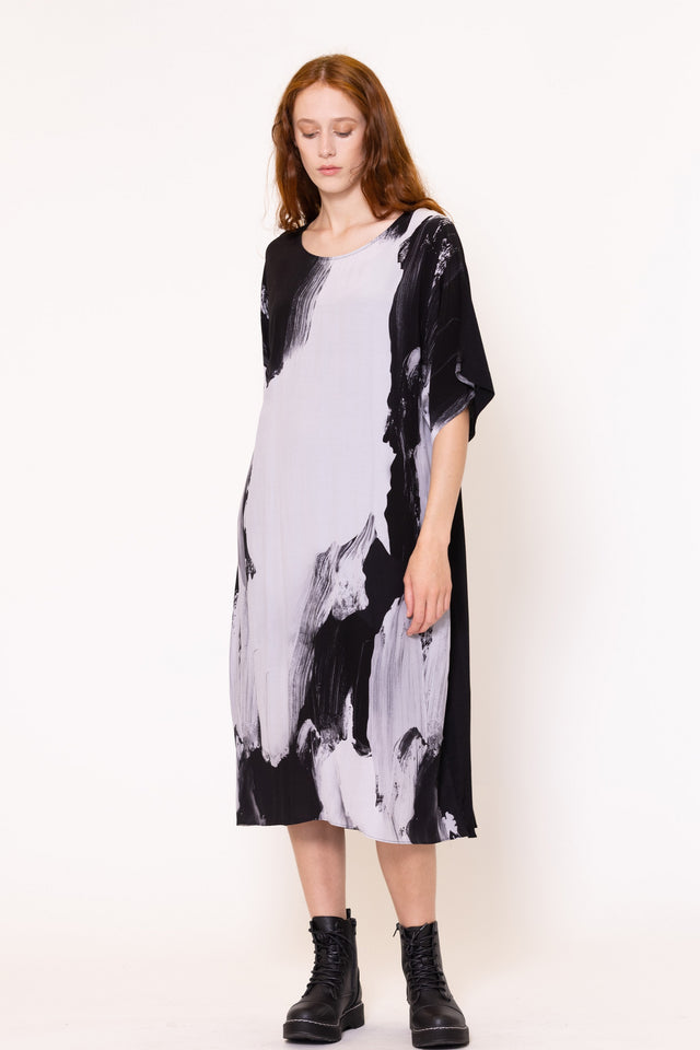 Exim Dress (Swoosh Print)