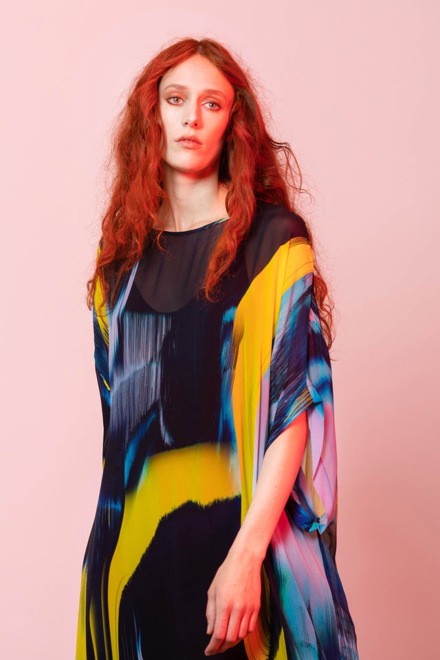 Exude Dress (Aurora Print)