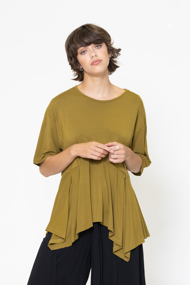 Psyche Tee (Chartreuse)