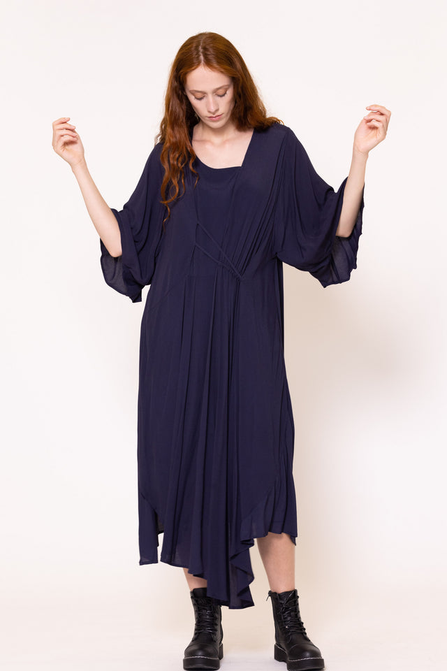 Tightrope Dress (Indigo)