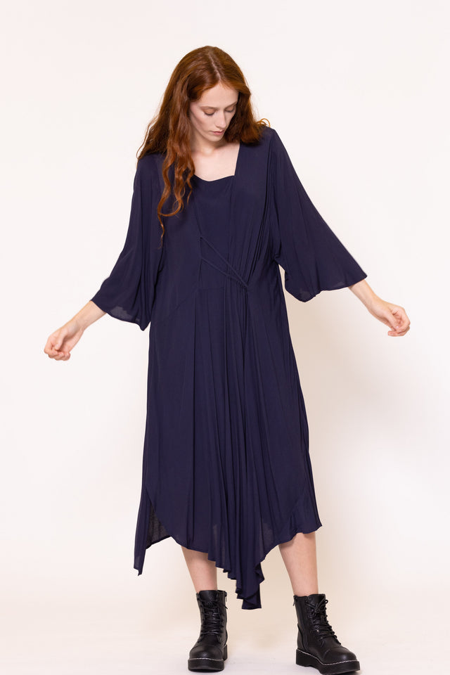 Tightrope Dress (Indigo)