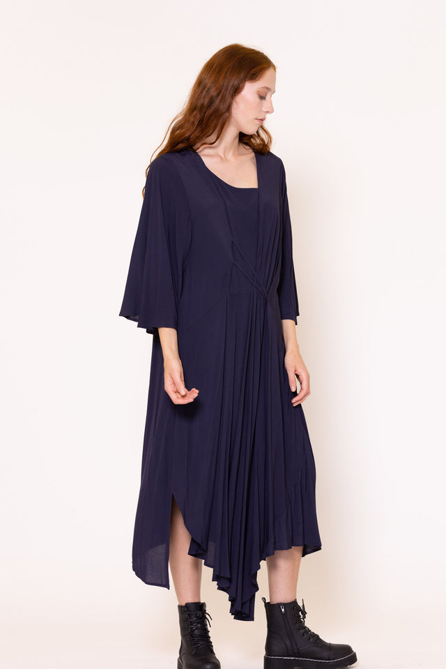 Tightrope Dress (Indigo)