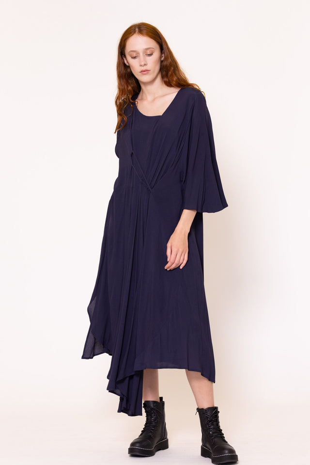 Tightrope Dress (Indigo)