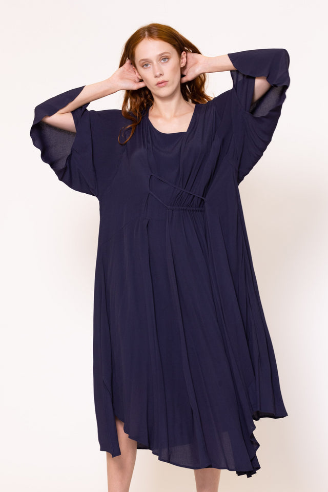 Tightrope Dress (Indigo)