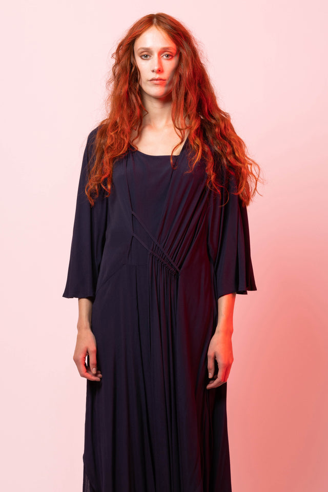 Tightrope Dress (Indigo)